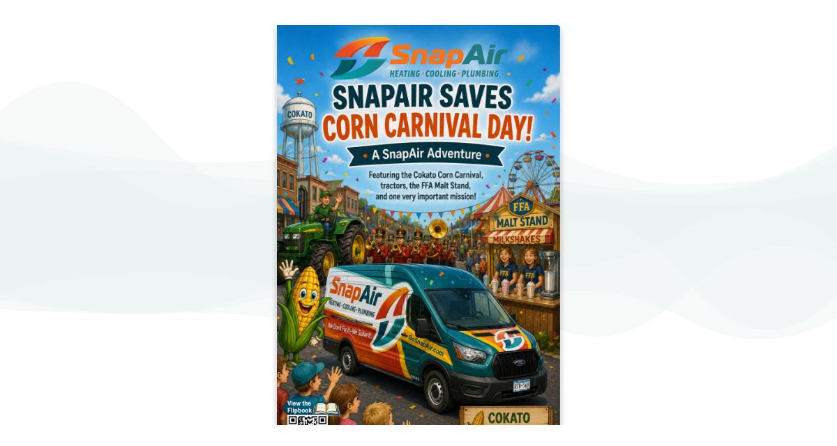 SnapAir Saves Corn Carnival Day! storybook cover